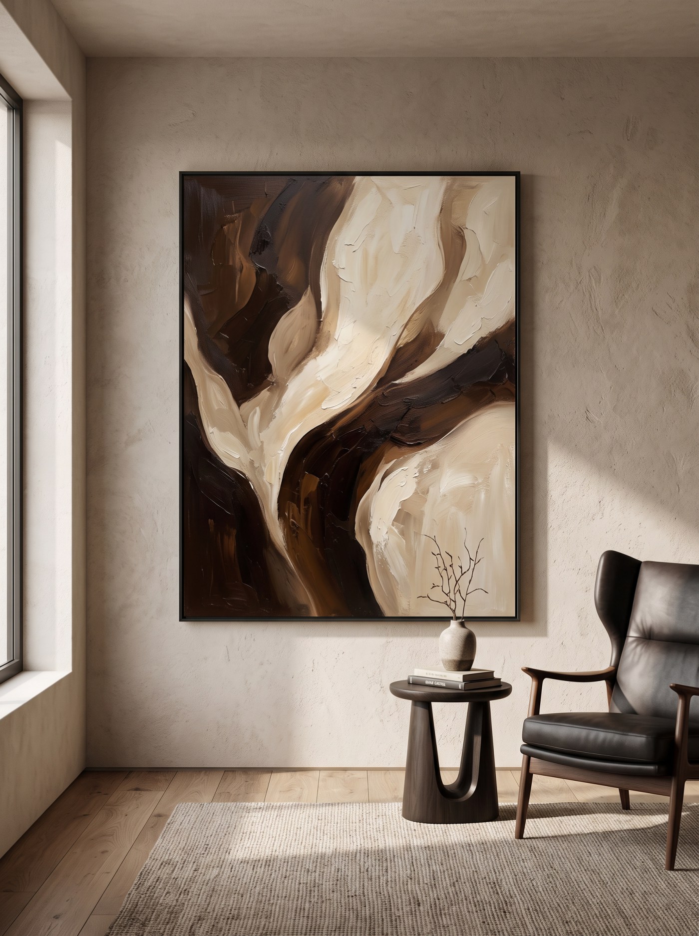Organic abstract artwork